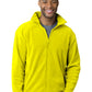 Men's 2-Pocket Micro Fleece Full Zip Jacket - BG9951 - Optic Yellow