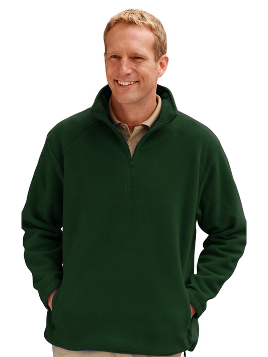 Unisex 2-Pocket Micro Fleece Zip Pullover - BG9952 - Polar Hunter