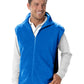 Unisex 2-Pocket Micro Fleece Zip Front Vest - BG9953 - Polar Blue