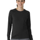 Women's Watch Window Long Sleeve Underscrub Tee - 2139 - Black