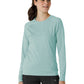 Women's Watch Window Long Sleeve Underscrub Tee - 2139 - Sky Blue Heather