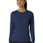 Women's Essential Layer Long Sleeve Underscrub Tee - 2189 - Navy