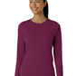 Women's Essential Layer Long Sleeve Underscrub Tee - 2189 - Wine