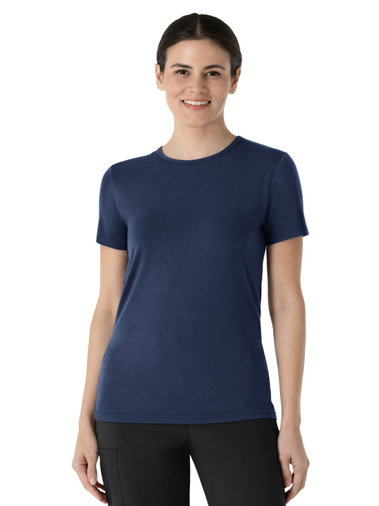 Women's Short Sleeve Essential Tee - 2290 - Navy