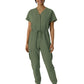 Women's Seven-Pocket Cargo Jogger Jumpsuit - 3234 - Olive