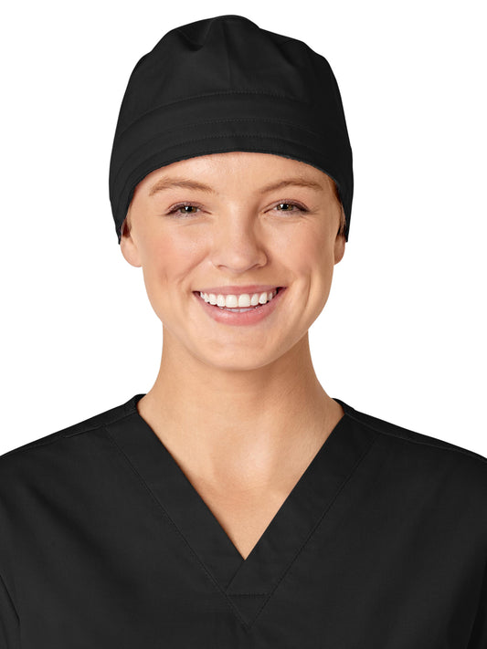 Unisex Scrub Cap Hat - 400 - Black