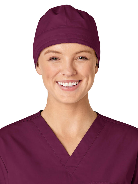 Unisex Scrub Cap Hat - 400 - Wine
