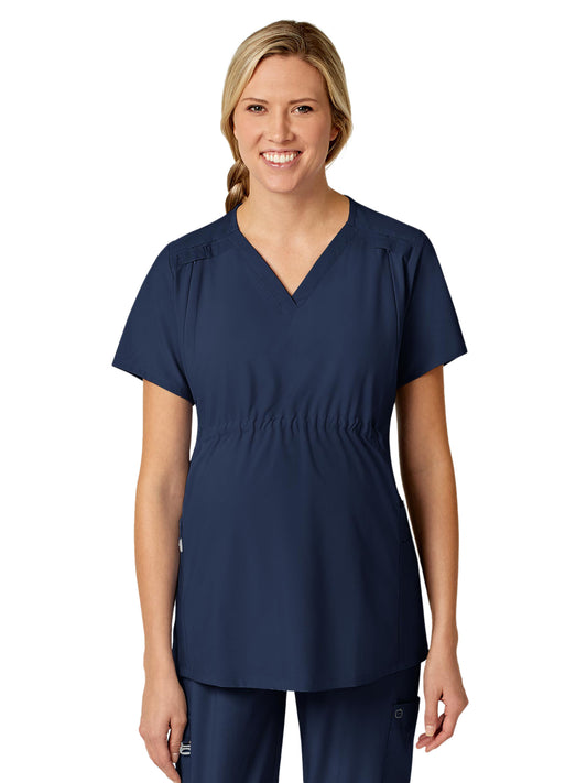 Women's Five-Pocket Maternity Top - 4555 - Navy