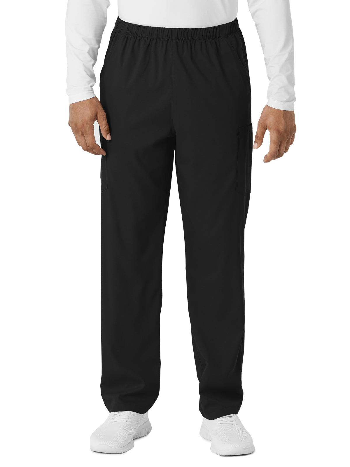 Unisex Six-Pocket Straight Leg Pant - 5051 - Black