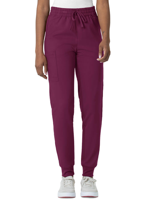 Women's Seven-Pocket Cargo Jogger Pant - 5122 - Wine