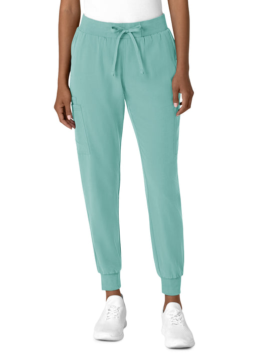 Women's Seven-Pocket Jogger Utility Pant - 5132 - Turquoise