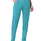Women's Eight-Pocket Flat-Front Cargo Pant - 5155 - Teal