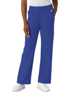 Women's Seven-Pocket Straight Leg Cargo Scrub Pant - 5180 - Galaxy Blue