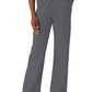 Women's Seven-Pocket Straight Leg Cargo Scrub Pant - 5180 - Pewter