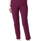Women's Seven-Pocket Straight Slim Leg Pant - 5222 - Wine