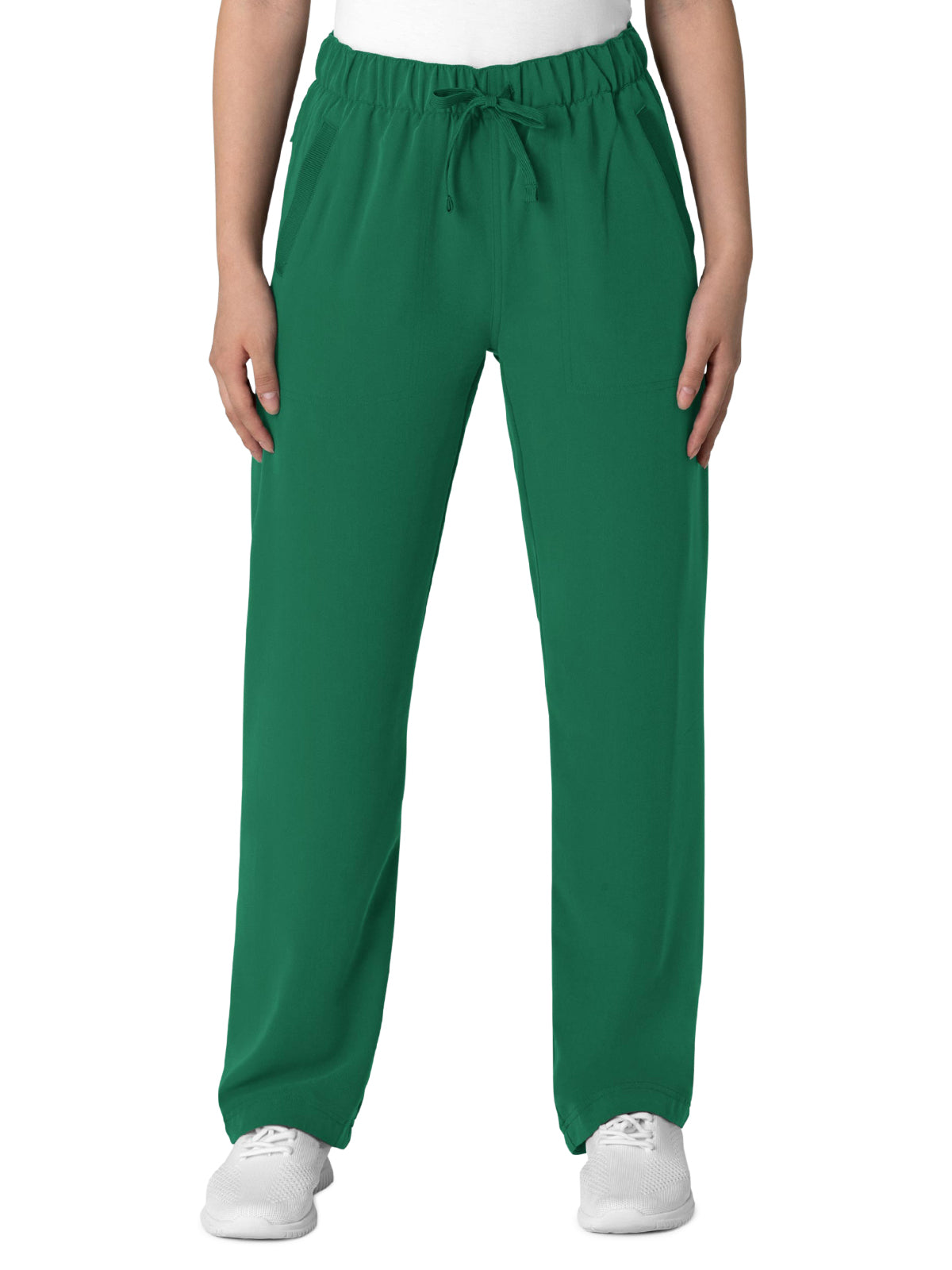 Women's Four-Pocket High-Low Hem Pant - 5232 - Hunter