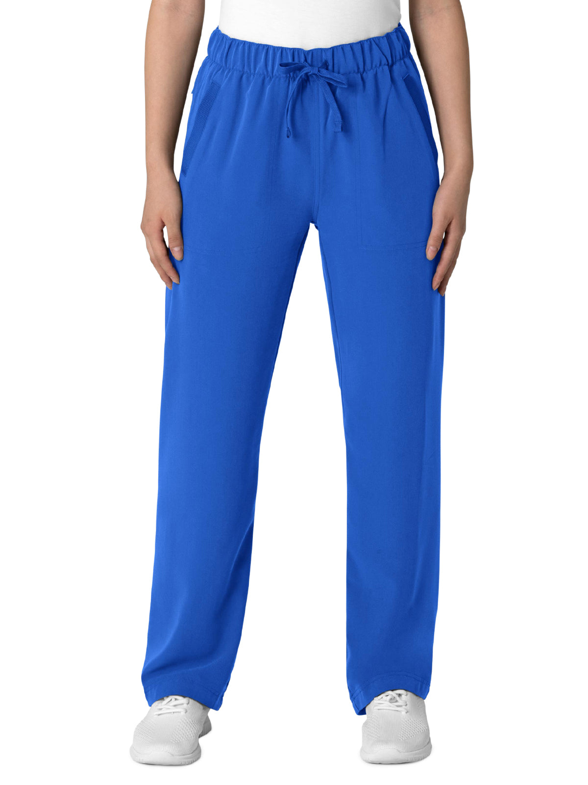 Women's Four-Pocket High-Low Hem Pant - 5232 - Royal