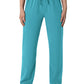 Women's Four-Pocket High-Low Hem Pant - 5232 - Teal Blue