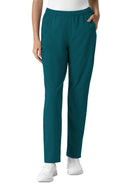 Women's Six-Pocket Slim Leg Scrub Pant - 5280 - Caribbean