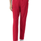 Women's Six-Pocket Slim Leg Scrub Pant - 5280 - Red