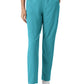 Women's Six-Pocket Slim Leg Scrub Pant - 5280 - Teal Blue