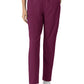 Women's Six-Pocket Slim Leg Scrub Pant - 5280 - Wine