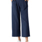 Women's Five-Pocket Cropped Wide Leg Scrub Trouser - 5354 - Navy