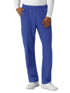 Men's Seven-Pocket Straight Leg Cargo Scrub Pant - 5380 - Galaxy Blue