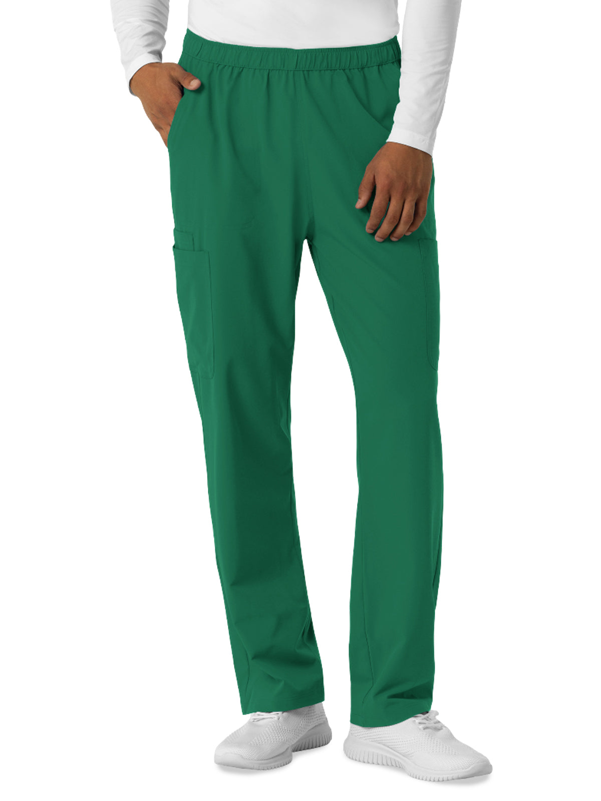 Men's Seven-Pocket Straight Leg Cargo Scrub Pant - 5380 - Hunter