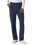 Men's Seven-Pocket Straight Leg Cargo Scrub Pant - 5380 - Navy