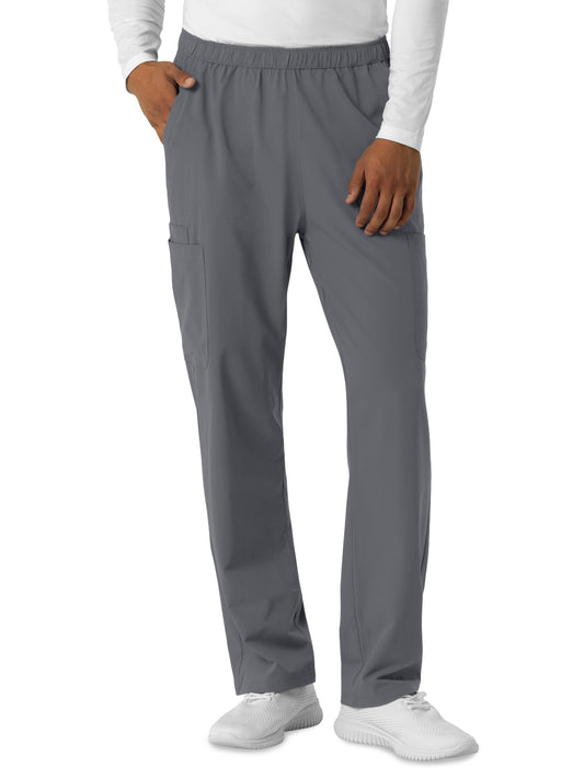 Men's Seven-Pocket Straight Leg Cargo Scrub Pant - 5380 - Pewter