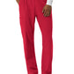Men's Seven-Pocket Straight Leg Cargo Scrub Pant - 5380 - Red