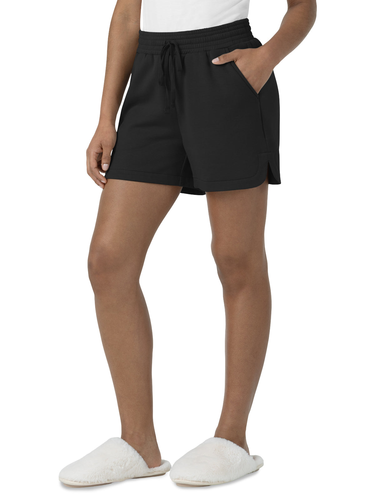 Wiomen's Four-Pocket High Rise Shorts - 5389 - Black
