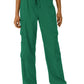 Women's Classic Wide Leg Cargo Scrub Pant - 5451 - Hunter