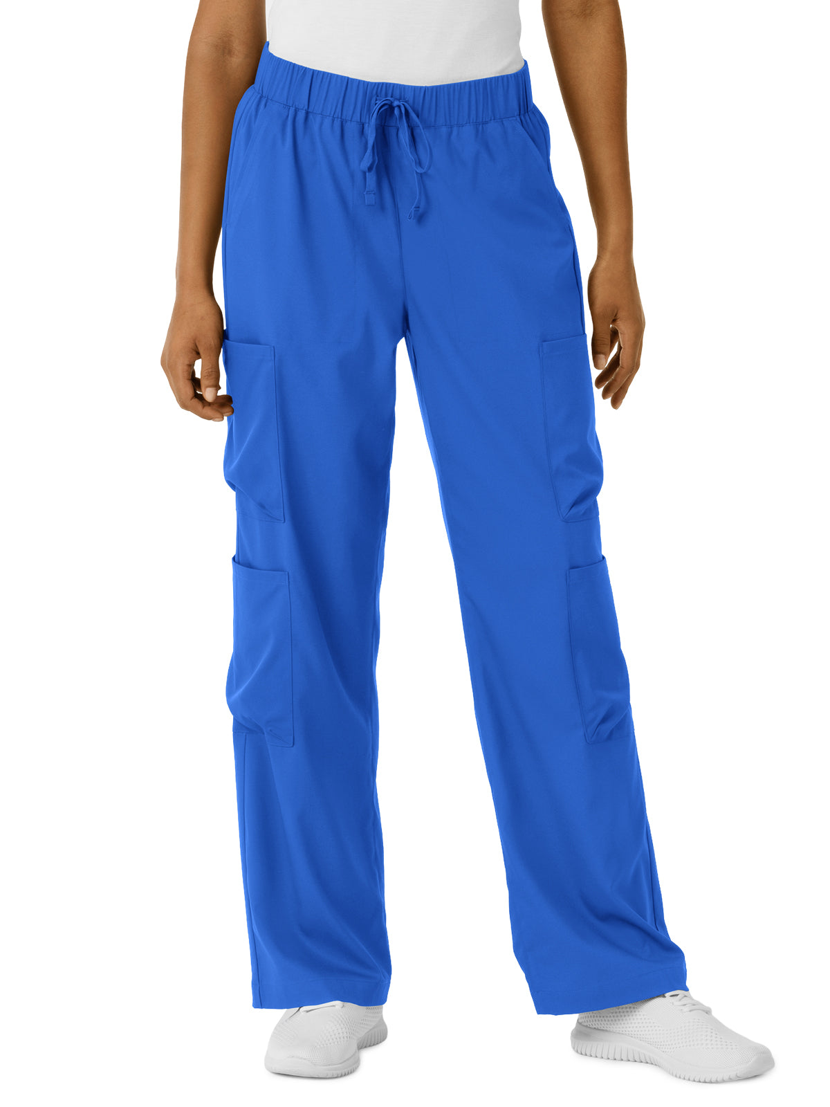 Women's Classic Wide Leg Cargo Scrub Pant - 5451 - Royal