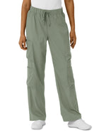 Women's Classic Wide Leg Cargo Scrub Pant - 5451 - Sage