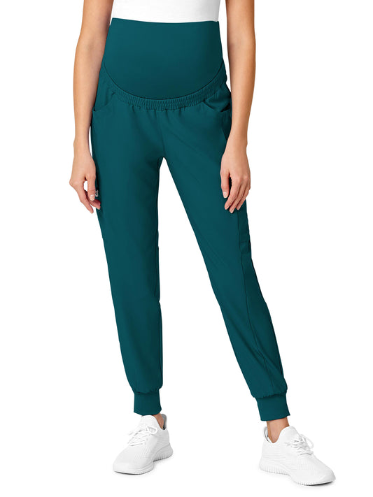 Women's Seven-Pocket Maternity Jogger Pant - 5455 - Caribbean