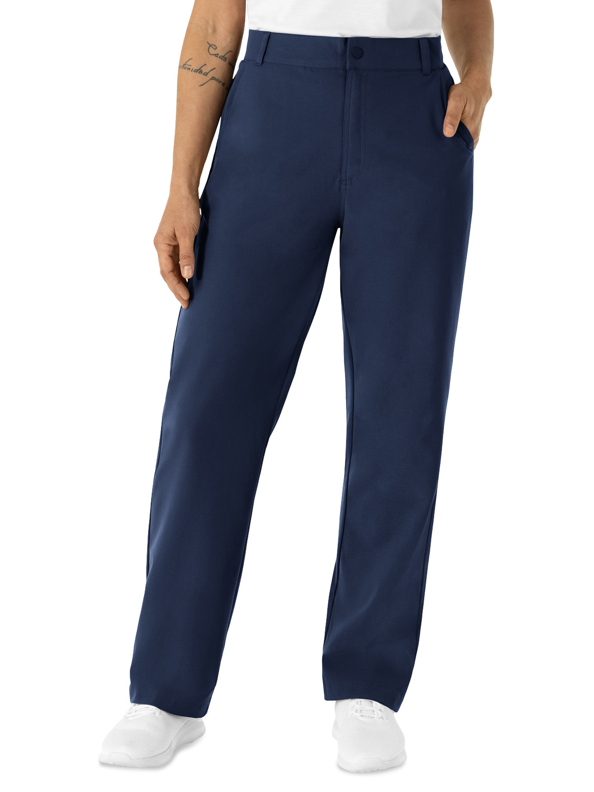 Women's Four-Pocket Chino Scrub Pant - 5480 - Navy