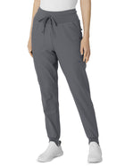Women's Seven-Pocket Convertible Stirrup Jogger Pant - 5522 - Pewter
