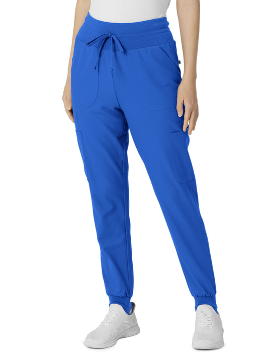 Women's Seven-Pocket Convertible Stirrup Jogger Pant - 5522 - Royal