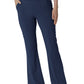 Women's Seven-Pocket Front Slit Flare Pant - 5534 - Navy