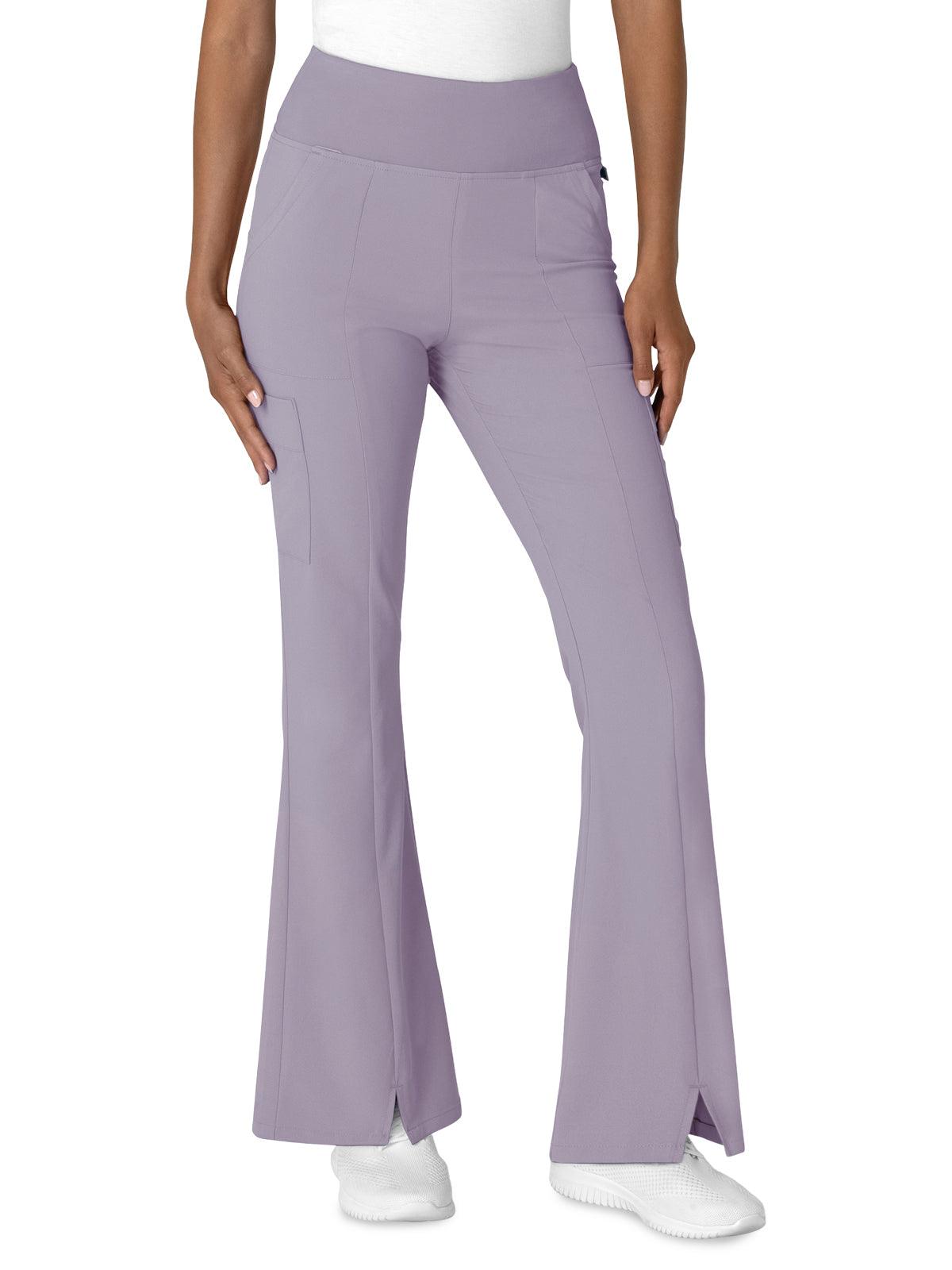 Women's Seven-Pocket Front Slit Flare Pant - 5534 - Wisteria