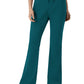 Women's Six-Pocket Flare Leg Scrub Pant - 5551 - Caribbean