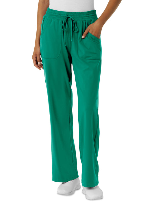 Women's  Five-Pocket Wide Leg Scrub Pant - 5559 - Bahama Breeze