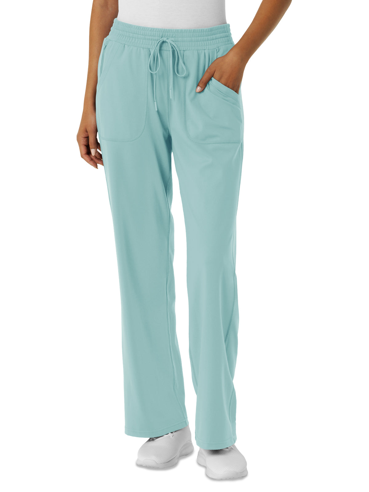 Women's  Five-Pocket Wide Leg Scrub Pant - 5559 - Coastal Blue