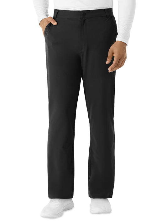 Men's Four-Pocket Chino Scrub Pant - 5580 - Black