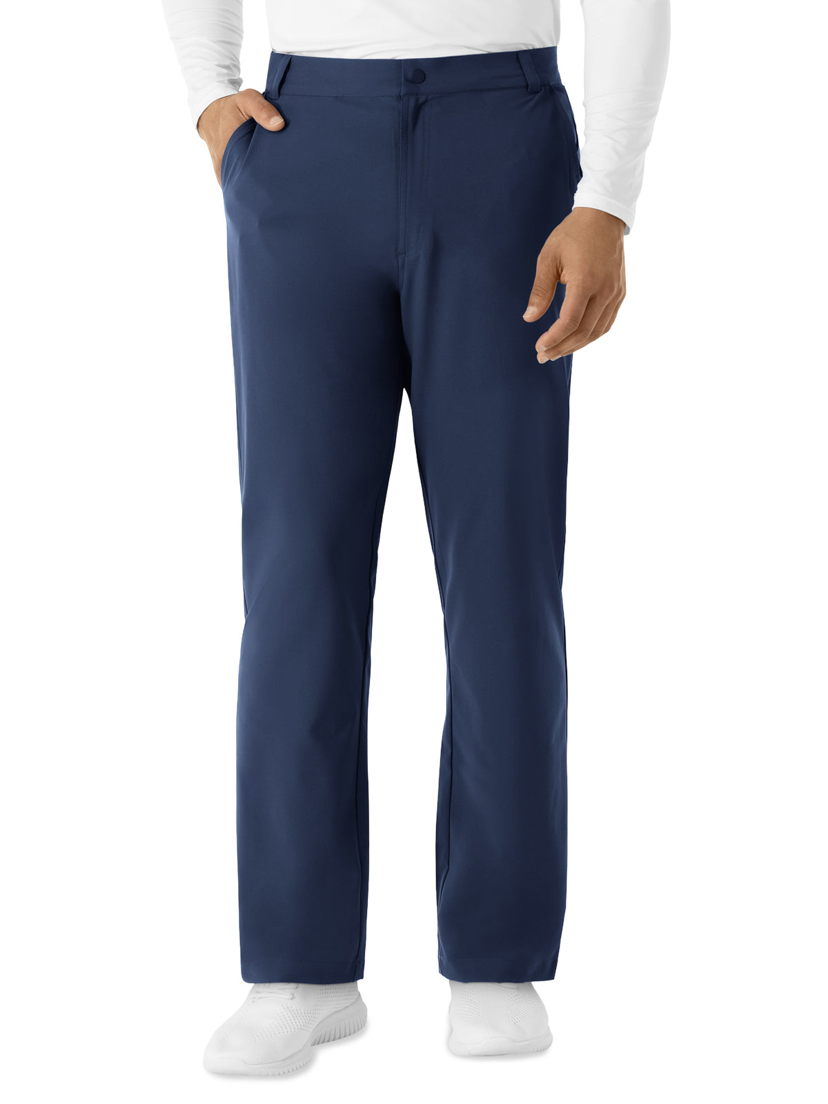 Men's Four-Pocket Chino Scrub Pant - 5580 - Navy