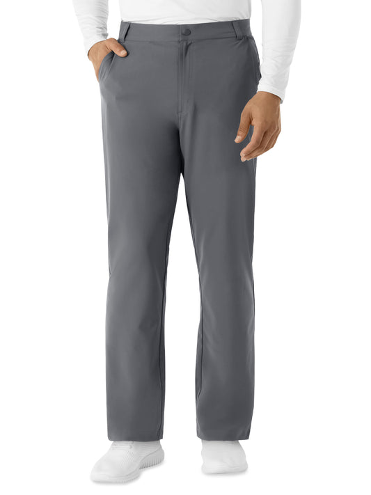 Men's Four-Pocket Chino Scrub Pant - 5580 - Pewter