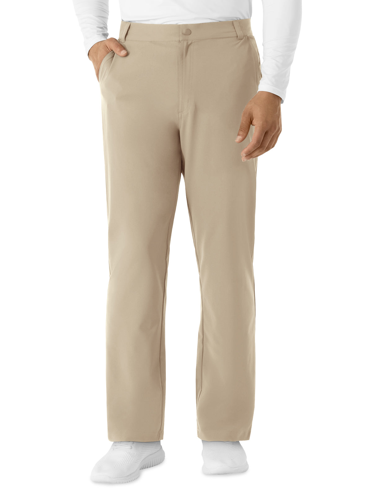 Men's Four-Pocket Chino Scrub Pant - 5580 - Stone