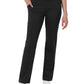 Women's Three-Pocket Straight Leg Scrub Legging - 5659 - Black